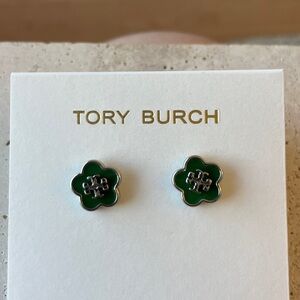 Tory Burch Silver Stud Earrings